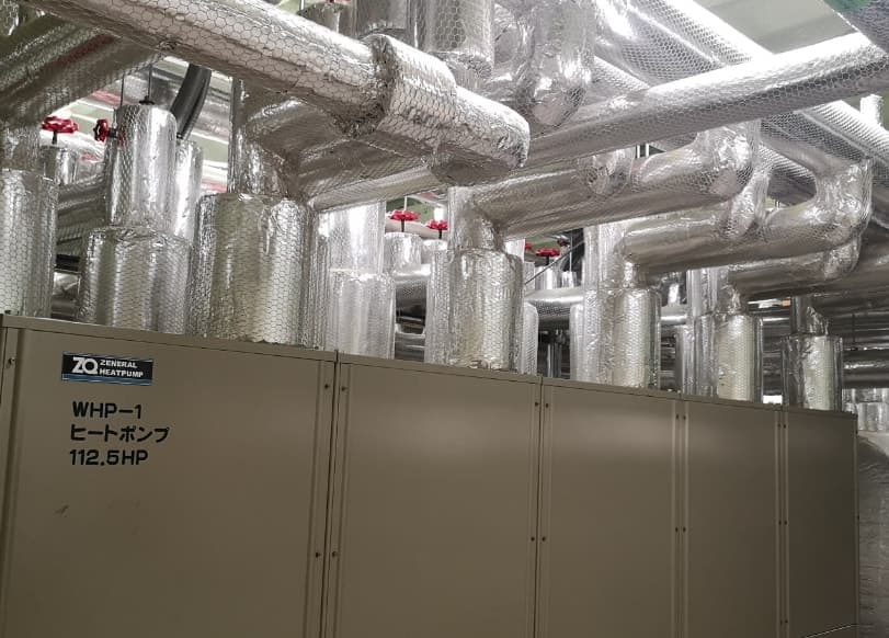 再生エネルギー熱交換室